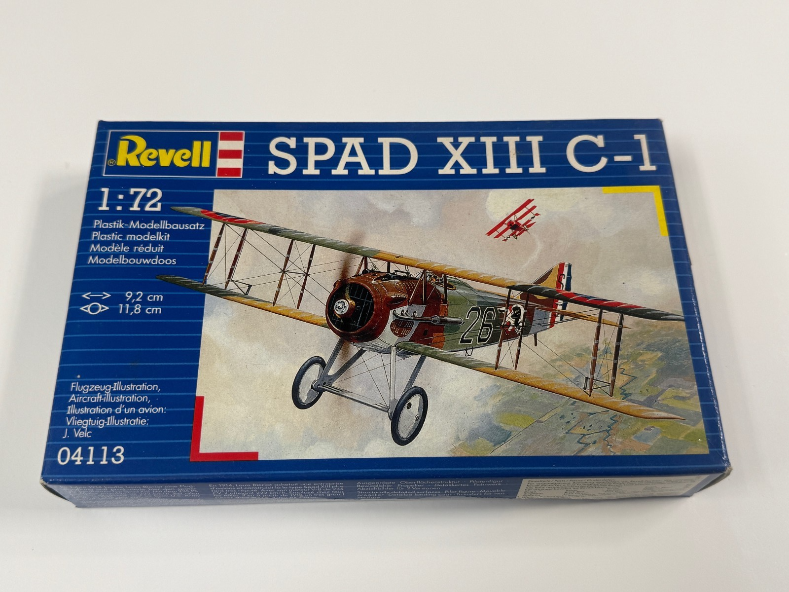 Revell SPAD XIII C-1 04113 1/72 Scale FS NEW Plastic Model Kit