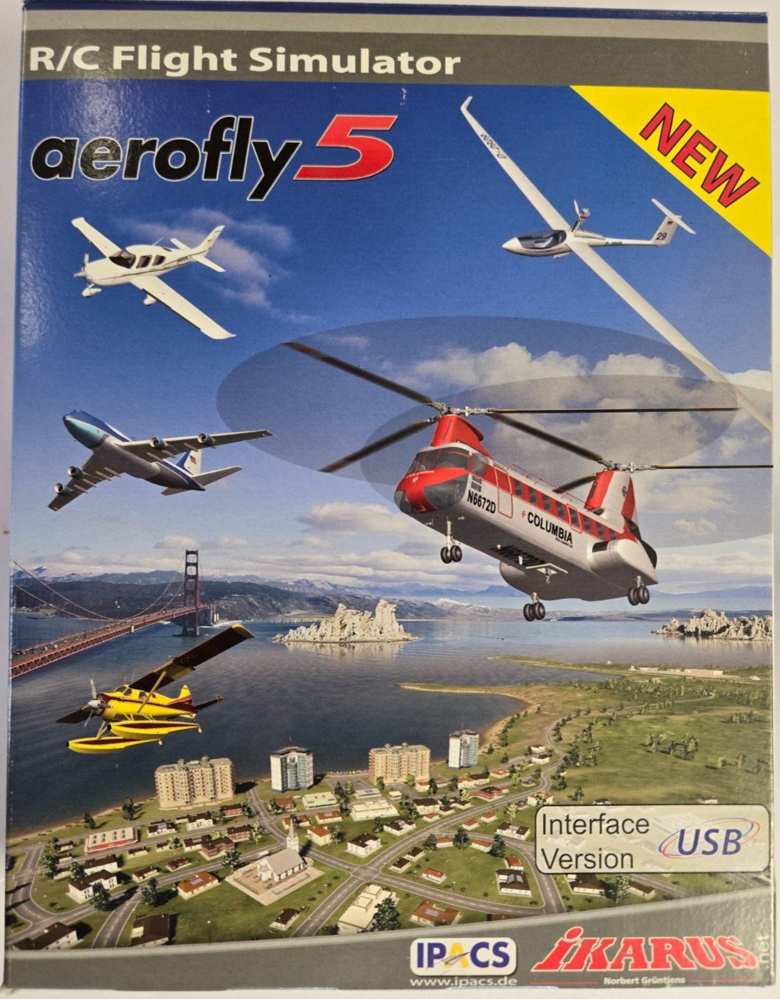 ikarus 3071001 Aerofly 5 Windows USB Interface Version R/C Flight Simulator