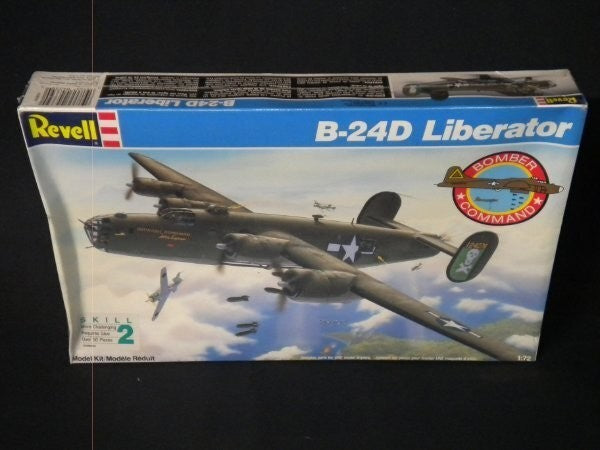 B-24D LIBERATOR Revell 1:72 Model Kit #4339 Sealed 1989 Vintage Made in USA -NIB