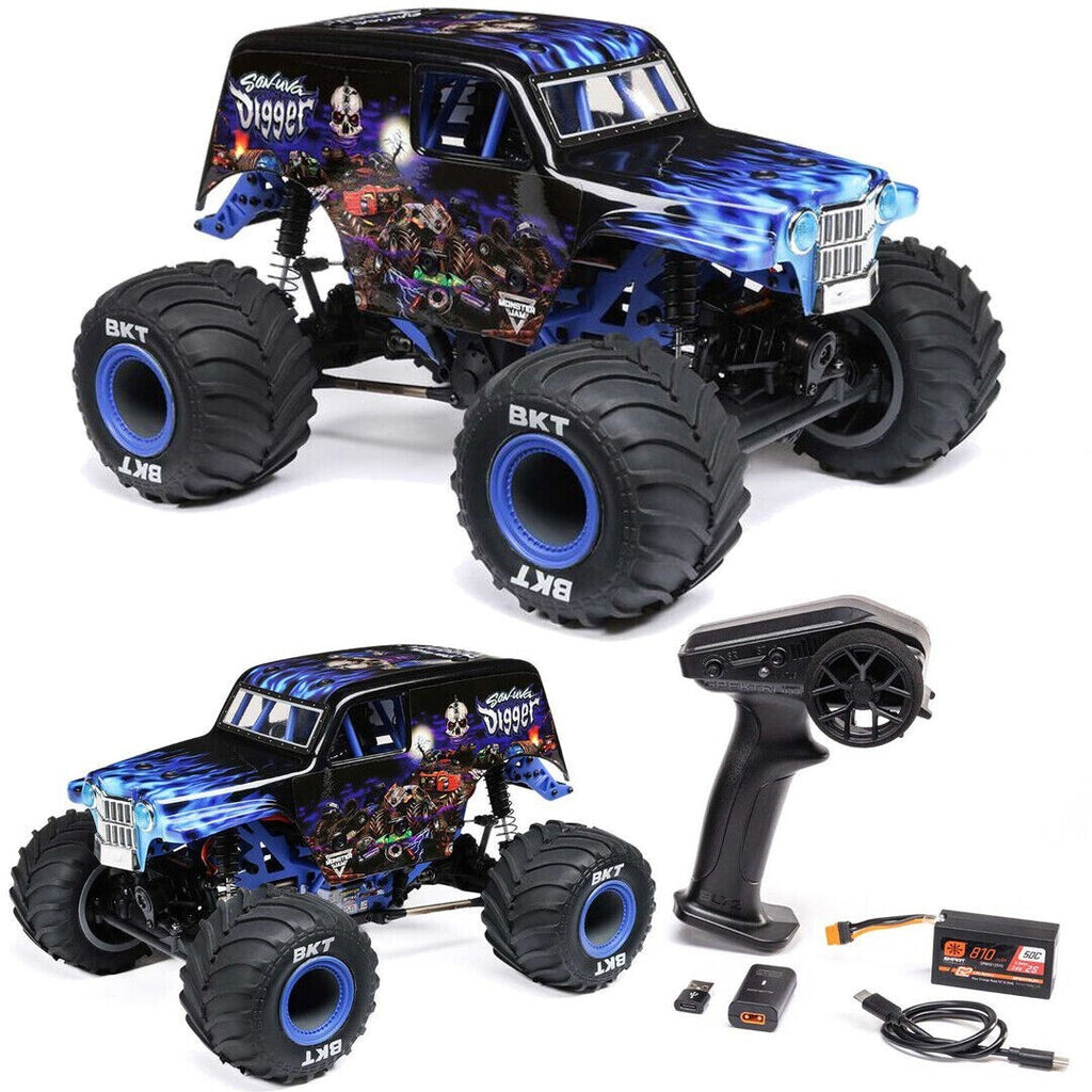 Losi 1/18 Mini LMT 4X4 Brushed RTR Monster Truck (Son-Uva Digger) w/SLT2 2.4GHz