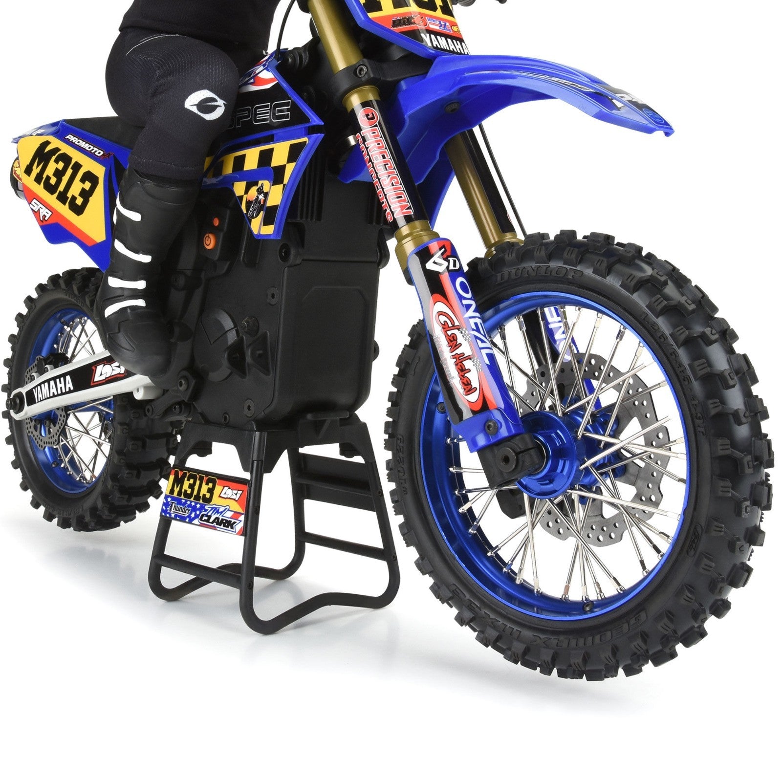ProLine PRO283600T1 1/4 Pro-Spec Aluminum V2 Bead Front Wheel, Assembled, Blue: