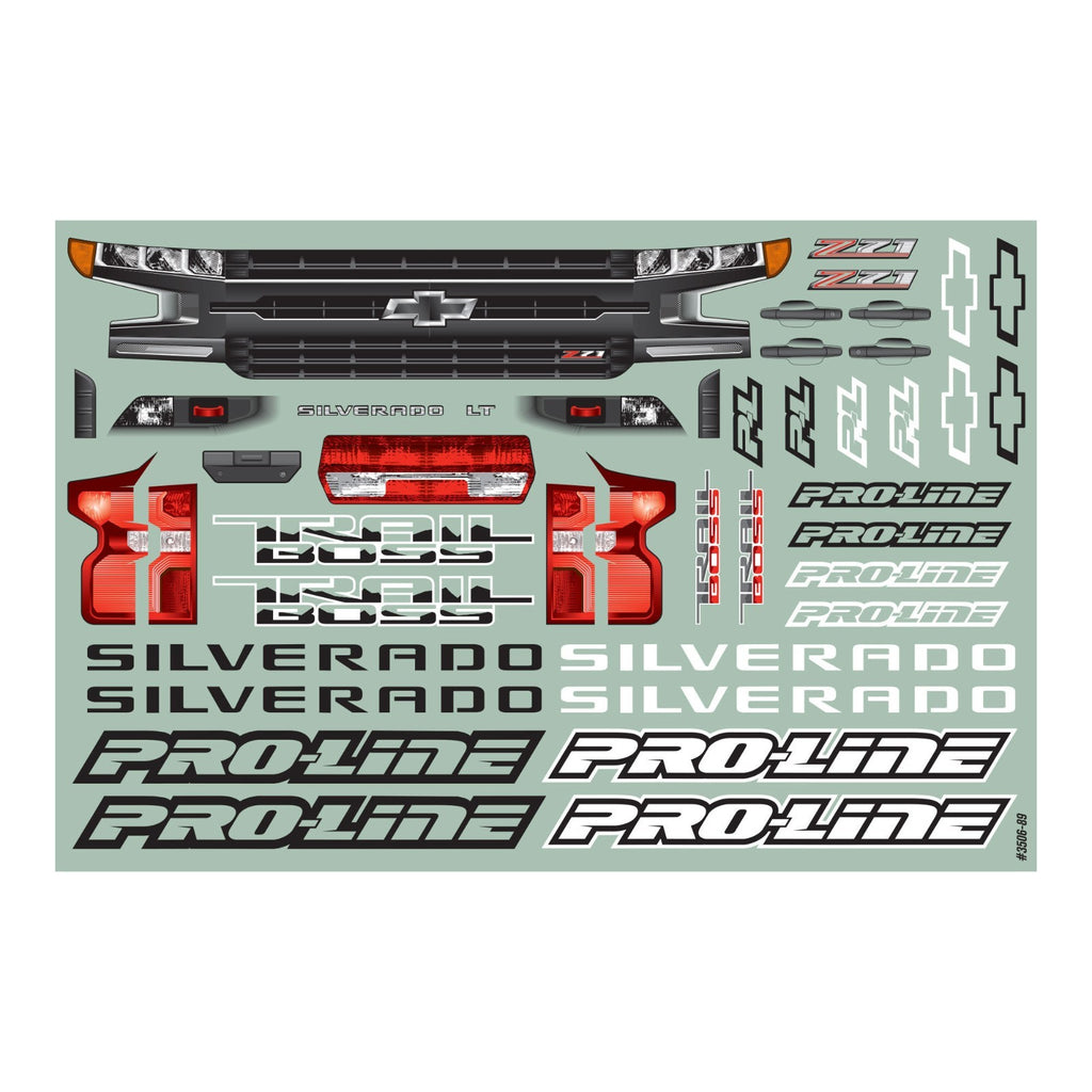 1/10 2019 Chevy Silverado Z71 Trail Boss Clear Body: Stampede 4x4 PRO350600