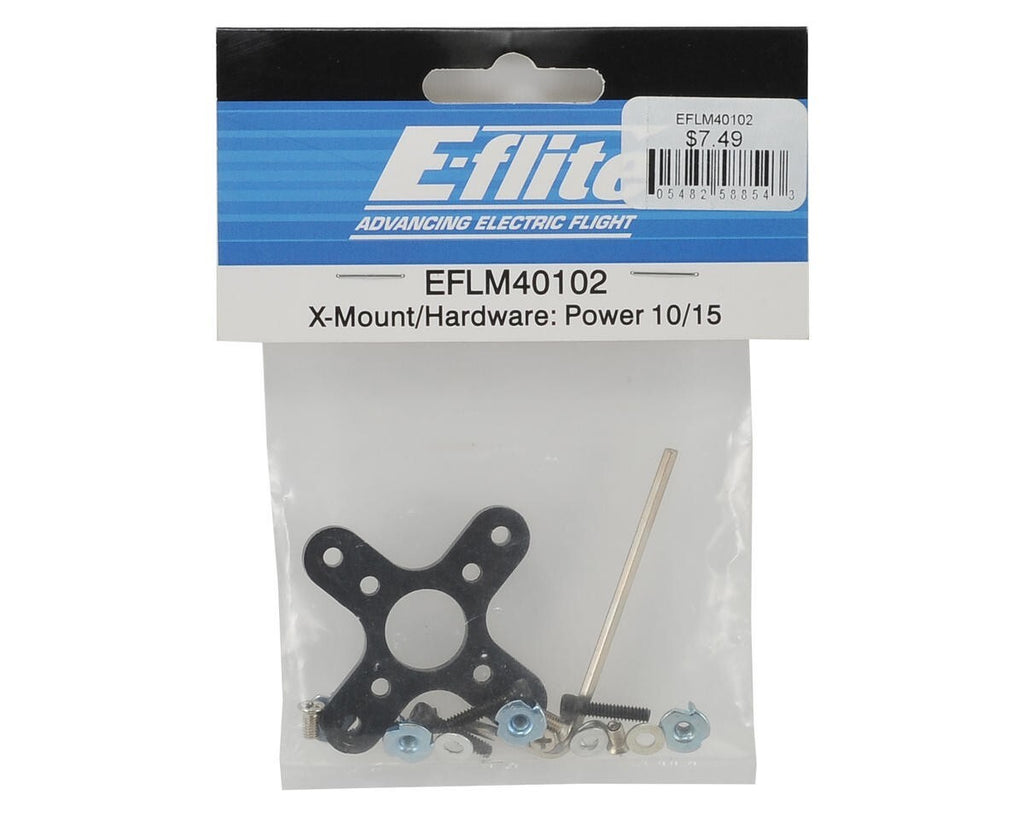 E-flite EFlite Xmount X-Mount w/Hardware Power 10 /15 /25 , Cyclon 20 EFLM40102