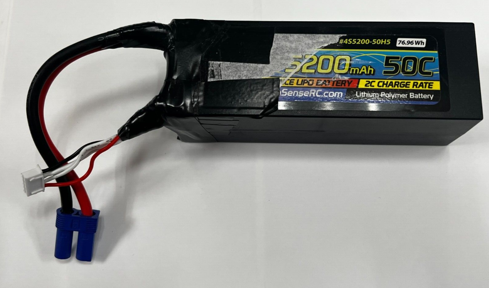Lectron Pro 14.8V 5200mAh 50C Lipo Battery Hard Case w/ EC5 # 4S5200-50H5