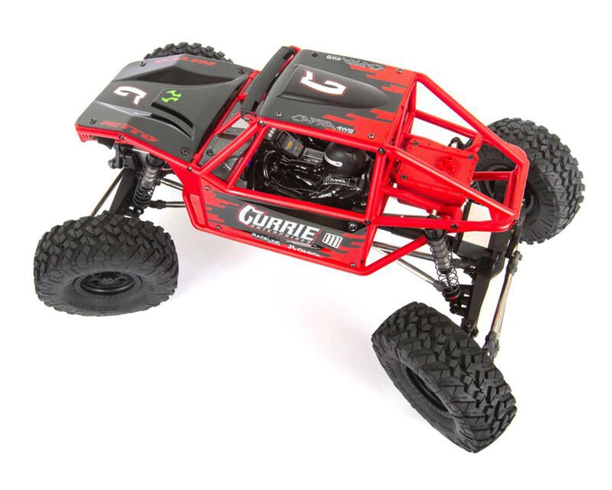 Axial Capra 1.9 4WS Unlimited Trail Buggy 1/10 RTR 4WD Rock Crawler Red w/DX3
