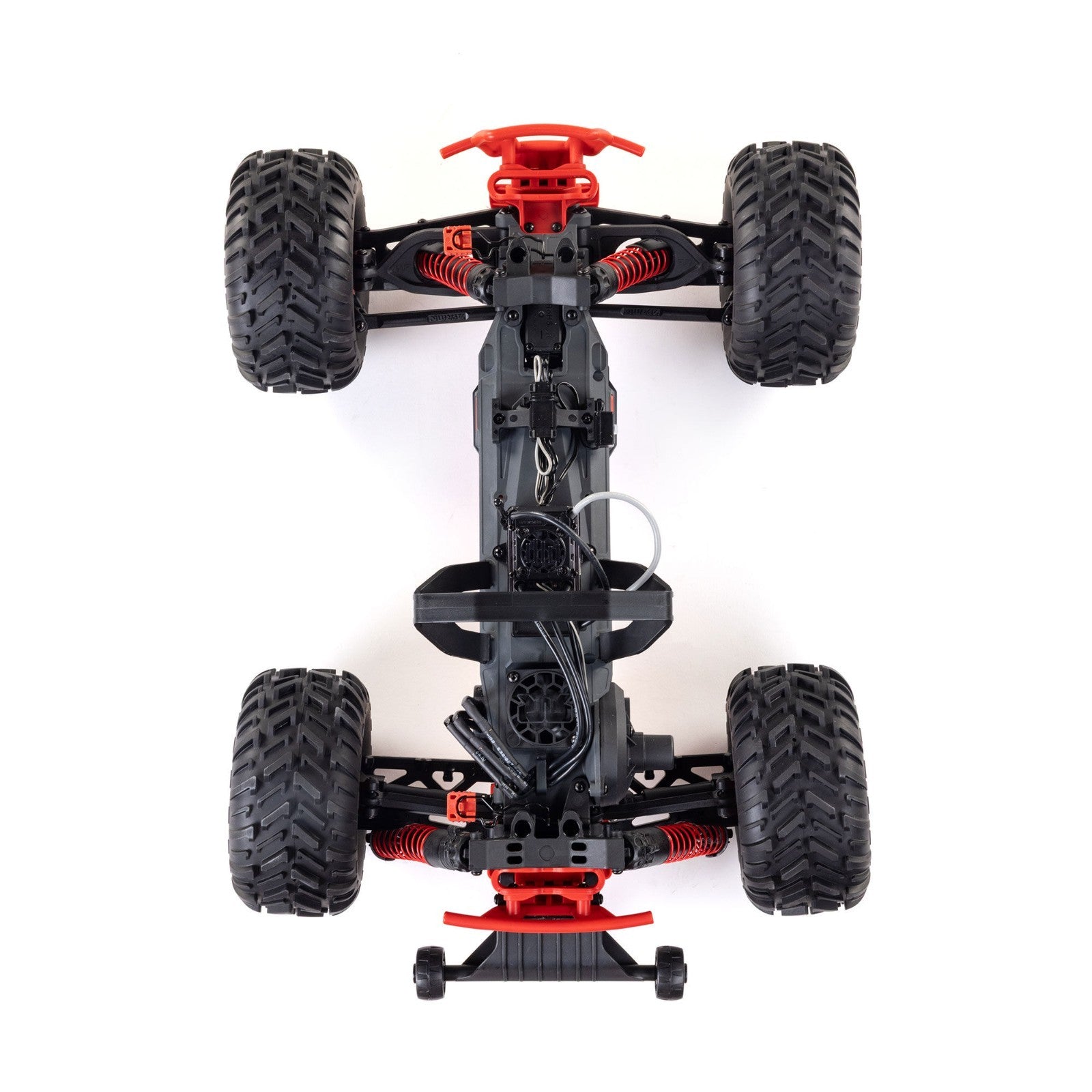 ARRMA 1/10 QUAKE 223S DSC 2WD RTR Brushless Monster Truck, Red