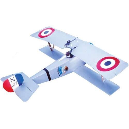 Balsa USA 1/4 Scale Nieuport 17 Remote Control Balsa Wood Airplane Kit #410