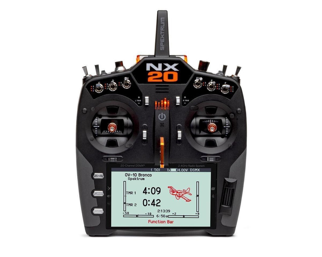 Spektrum RC NX20 2.4GHz DSMX 20-Channel Radio System Transmitter Only SPMR20500