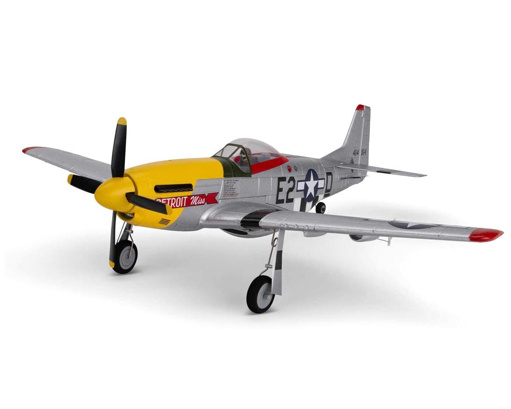 E-flite Eflite UMX P-51D Mustang "Detroit Miss" Basic BNF Electric Airplane