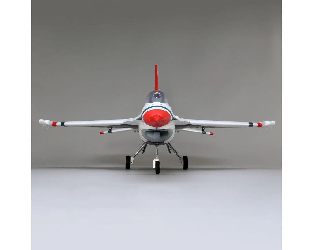 E-flite EFlite F-16 F16 70mm Thunderbirds EDF BNF Basic Jet Airplane AS3X & SAFE