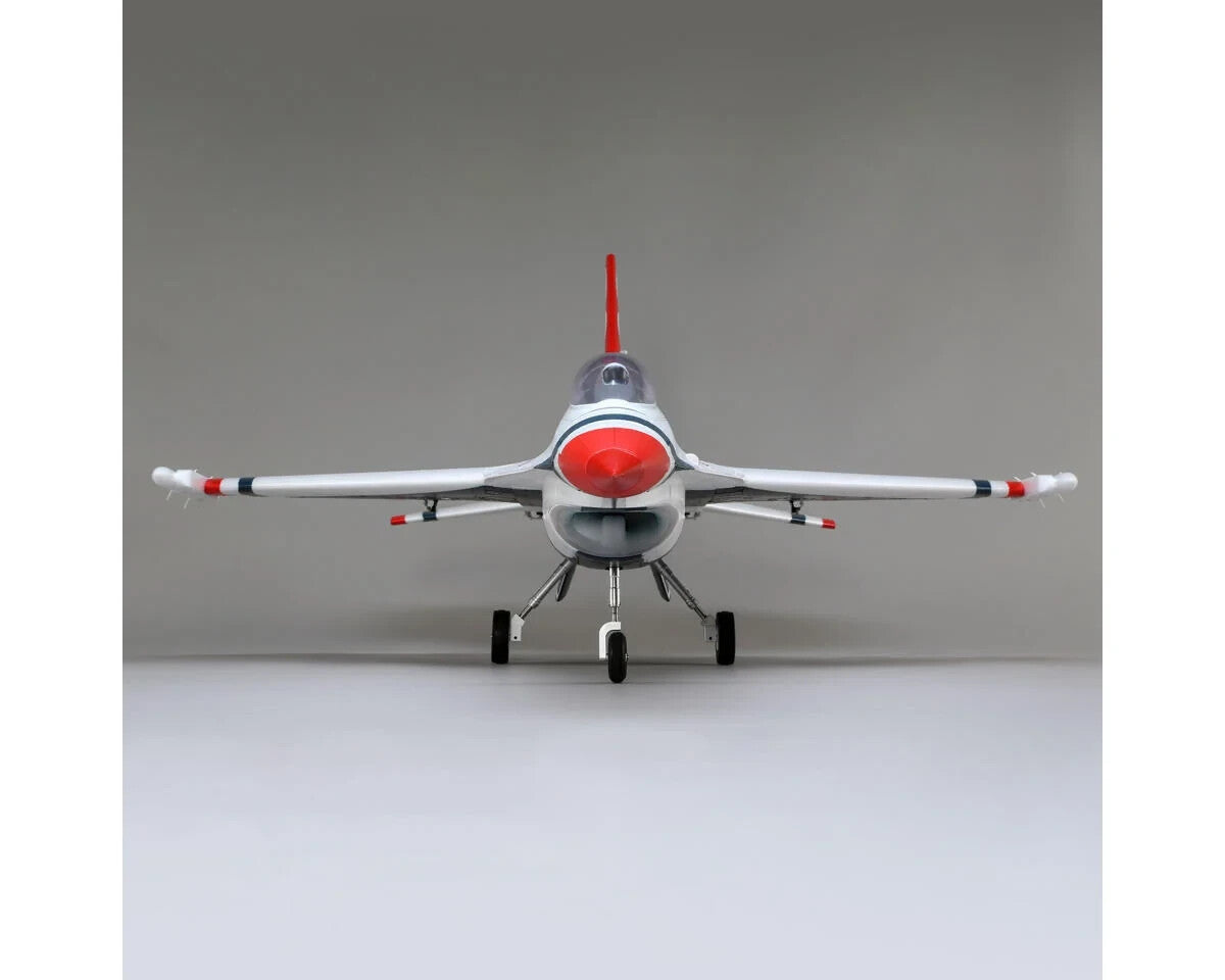 E-flite EFlite F-16 F16 70mm Thunderbirds EDF BNF Basic Jet Airplane AS3X & SAFE
