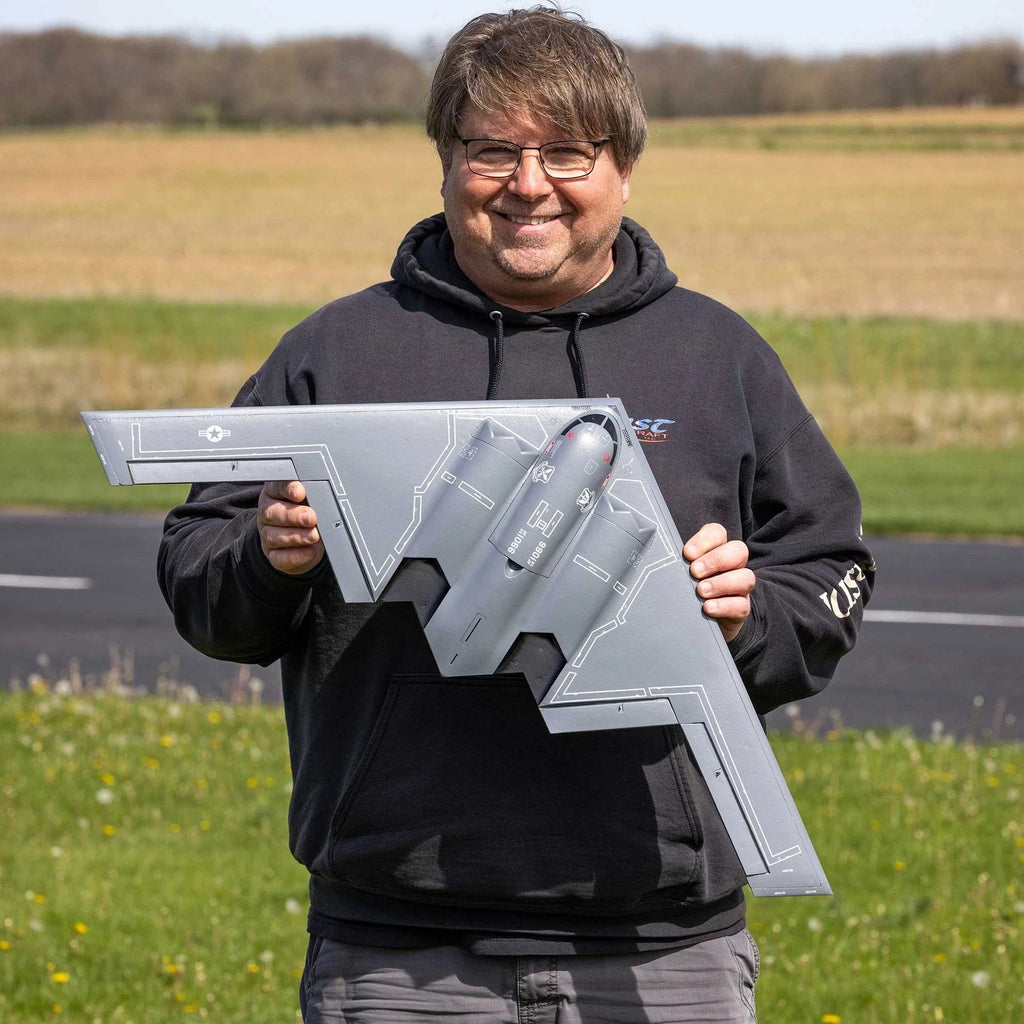 E-flite EFlite Micro B-2 B2 Spirit of America Twin 30mm EDF BNF Basic EFLU09050