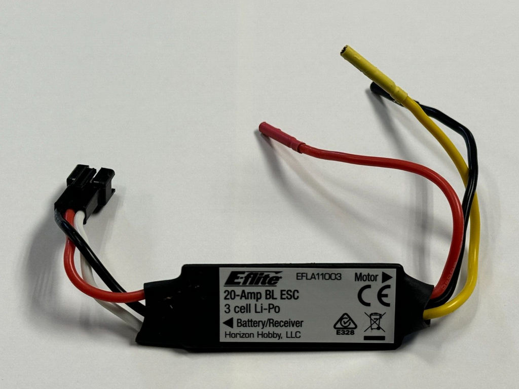 E-Flite EFlite Convergence Vtol EFL11013 Controller 3S Lipo 20A ESC EFLA11003