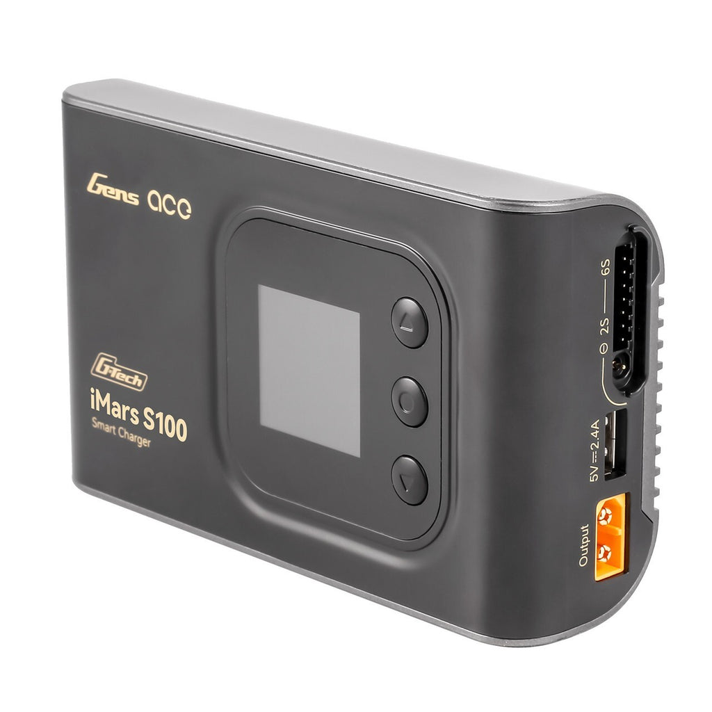Gens Ace IMars S100 G-Tech AC RC Airplane Balance RC Battery Smart Charger-Black