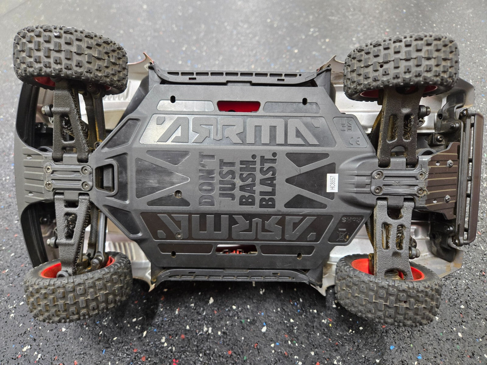 Complete Super Rigid 3D printed PETG - Carbon Fiber Mojave Grom A-Arm Set