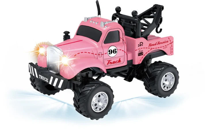 1:64 R/C Q-version Rescue Vehicle With APP control HG4-230 Pink