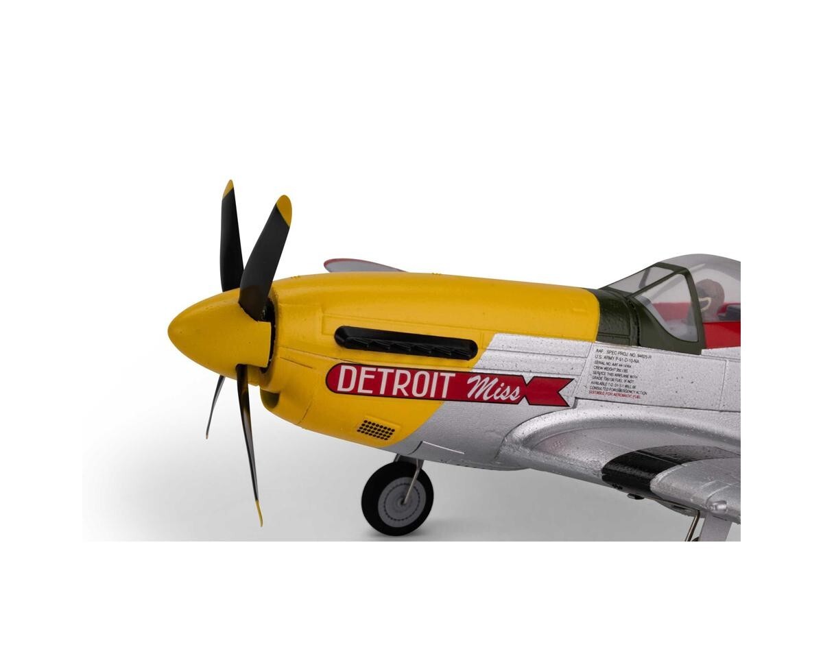 E-flite Eflite UMX P-51D Mustang "Detroit Miss" Basic BNF Electric Airplane