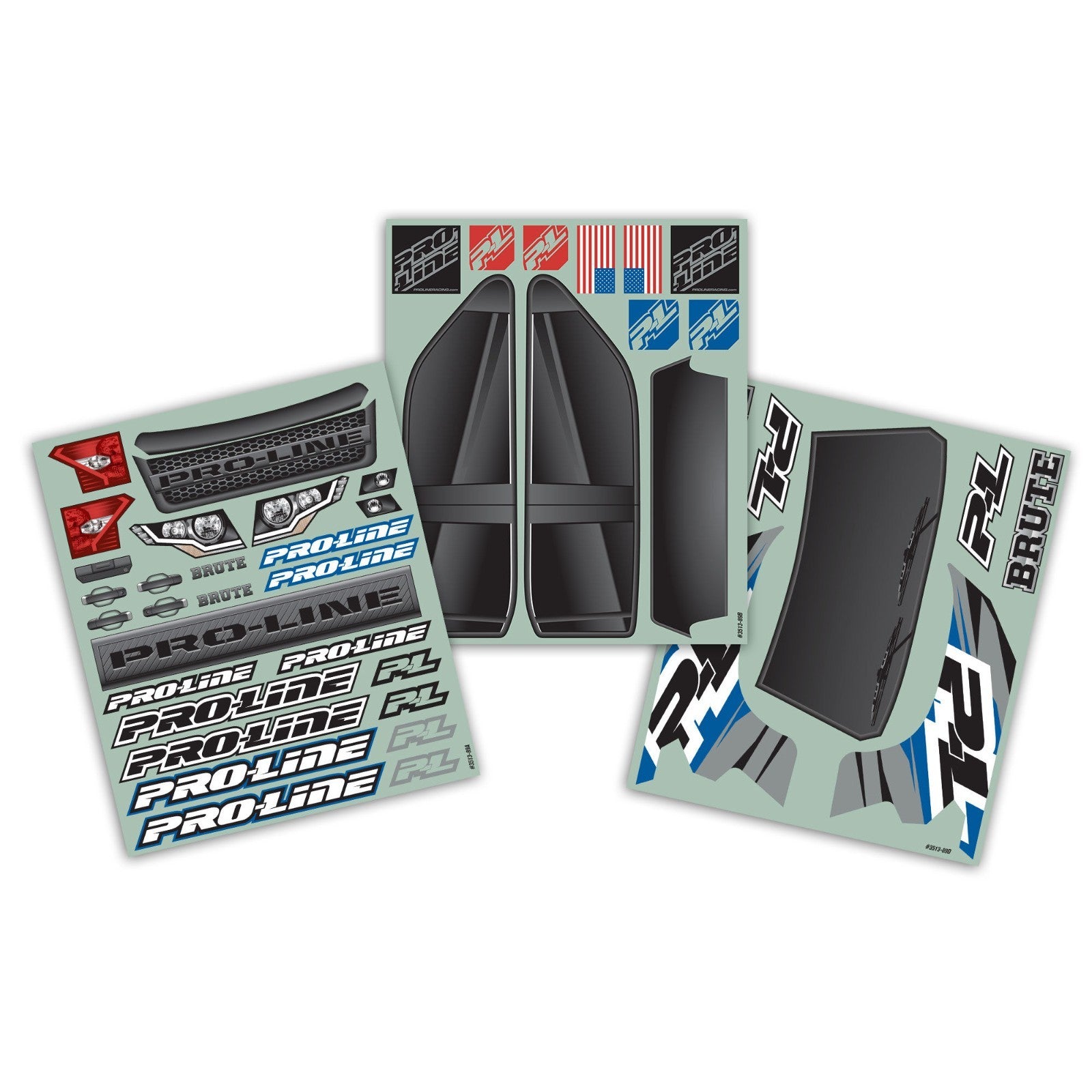 Pro-Line Racing 1/5 Pre-Cut Brute Bash Armor Black Body for X-MAXX PRO351318