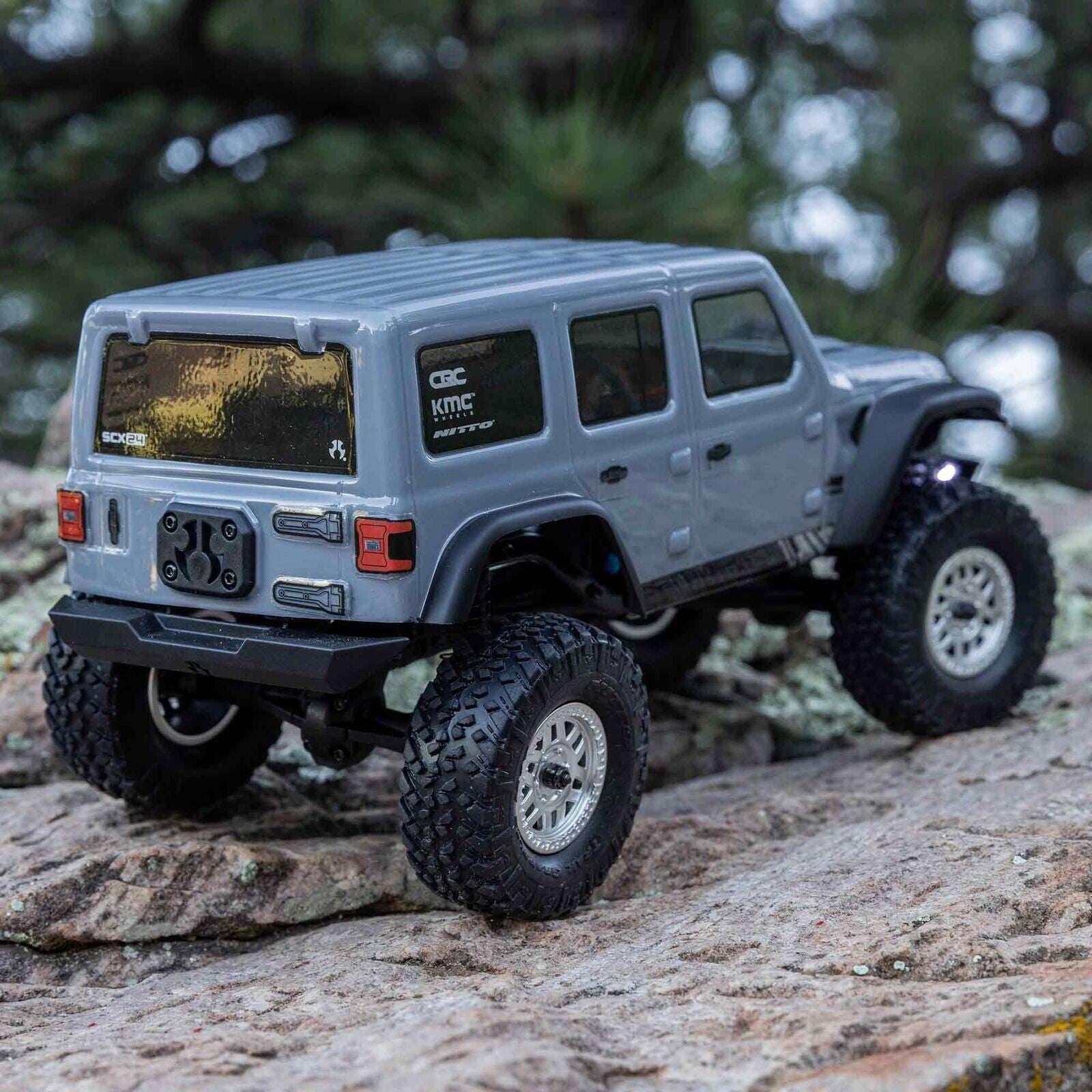 Axial AXI00002V3T3 SCX24 V3 RTR Ready To Run Jeep Wrangler Unlimited Body Gray