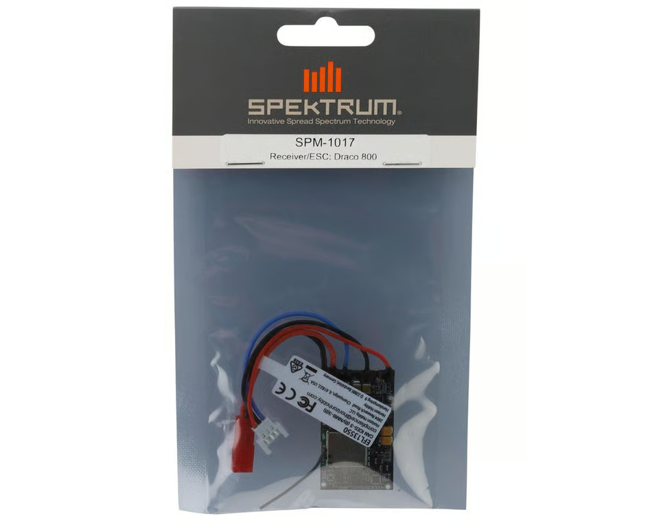Spektrum E-Flite Eflite Receiver / ESC Micro DRACO 800mm SPM-1017 SPM1017