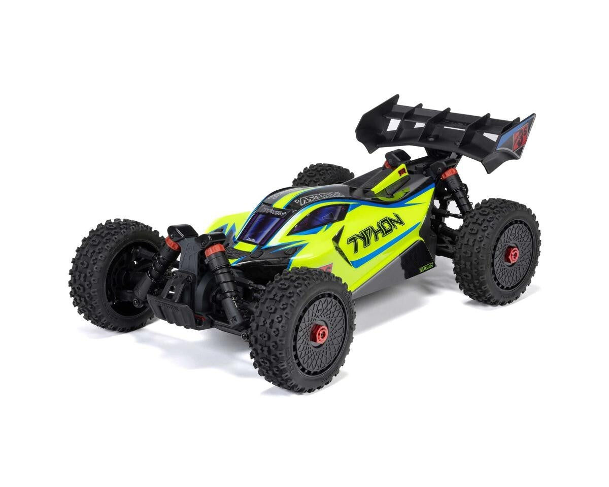 Arrma Typhon 223S 1/8 BLX Brushless RTR 4WD Buggy (Yellow) w/SLT3 2.4GHz Radio