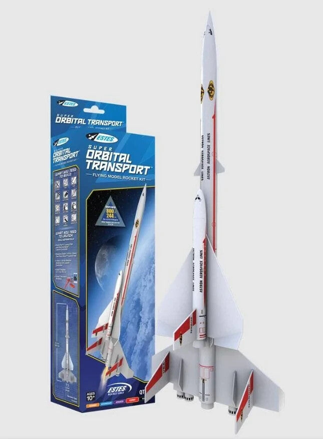 Estes Flying Model Rocket Kit Super Orbital Transport EST7314 7314 Expert Level