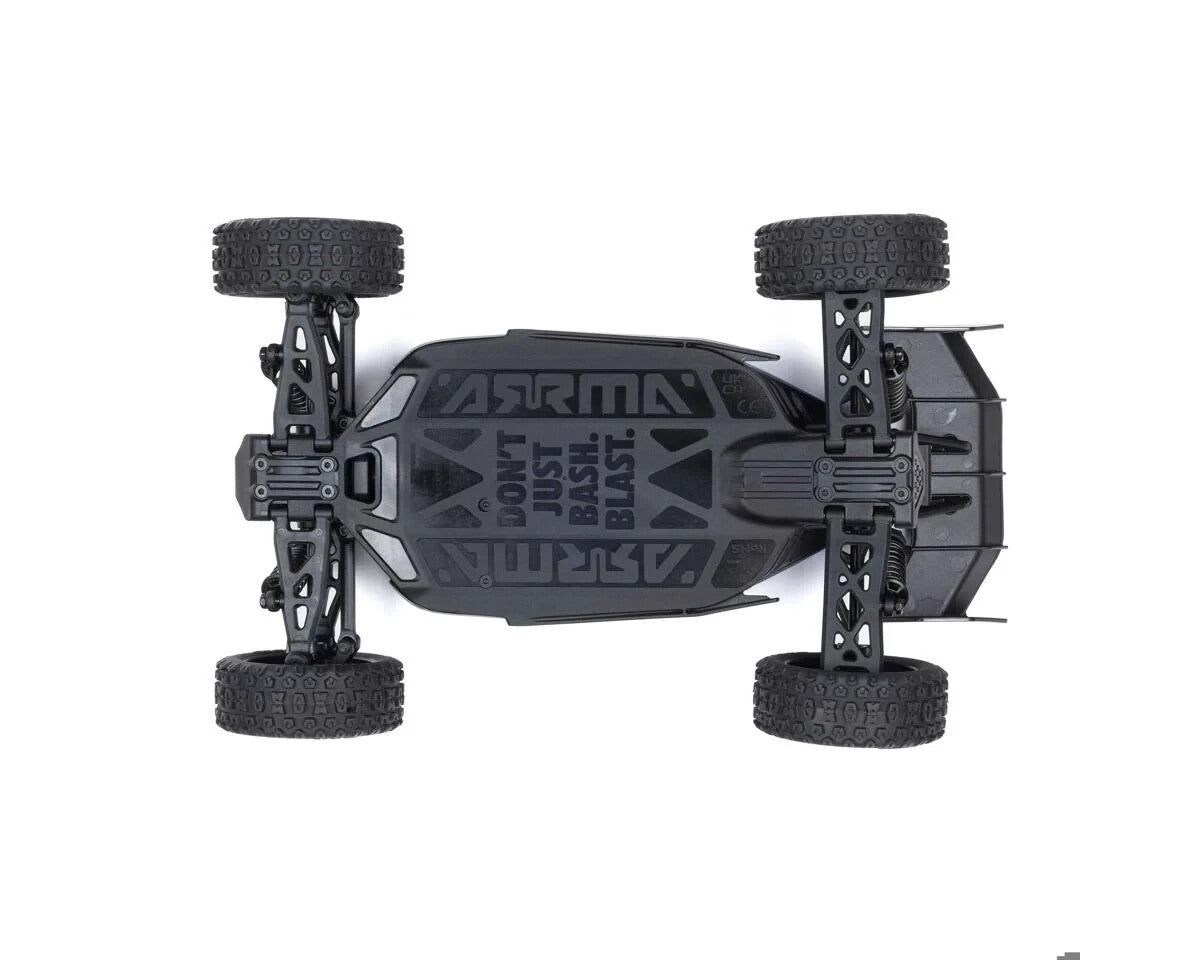 Arrma Typhon Grom MEGA 4WD 380 Brushed 1/18 Buggy RTR Red ARA2106T1