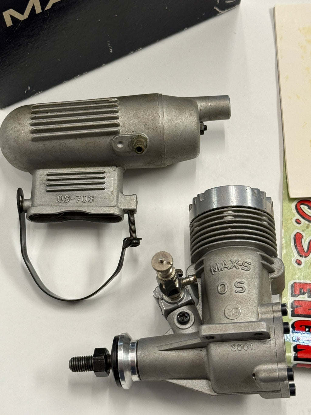 Excellent O.S. OS Max S .35 Two Stroke Nitro RC Remote Control Airplane Engine
