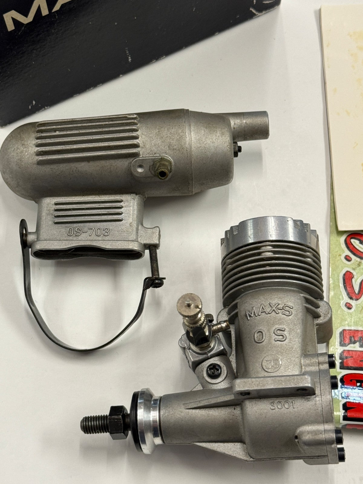 Excellent O.S. OS Max S .35 Two Stroke Nitro RC Remote Control Airplane Engine