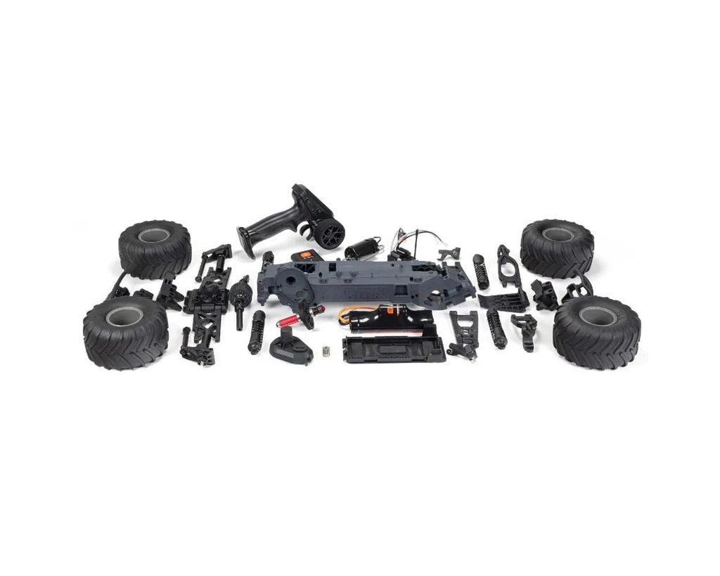 Arrma Gorgon 4x2 MEGA 550 Brushed 1/10 Monster Truck Ready-To-Assemble Kit Clear