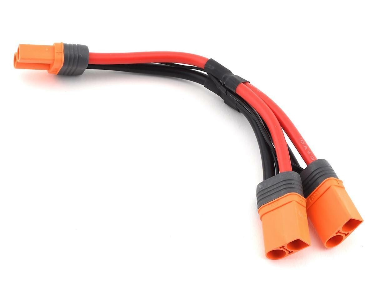 Spektrum RC IC5 / EC5 6" Battery Parallel Y-Harness Connector SPMXCA509