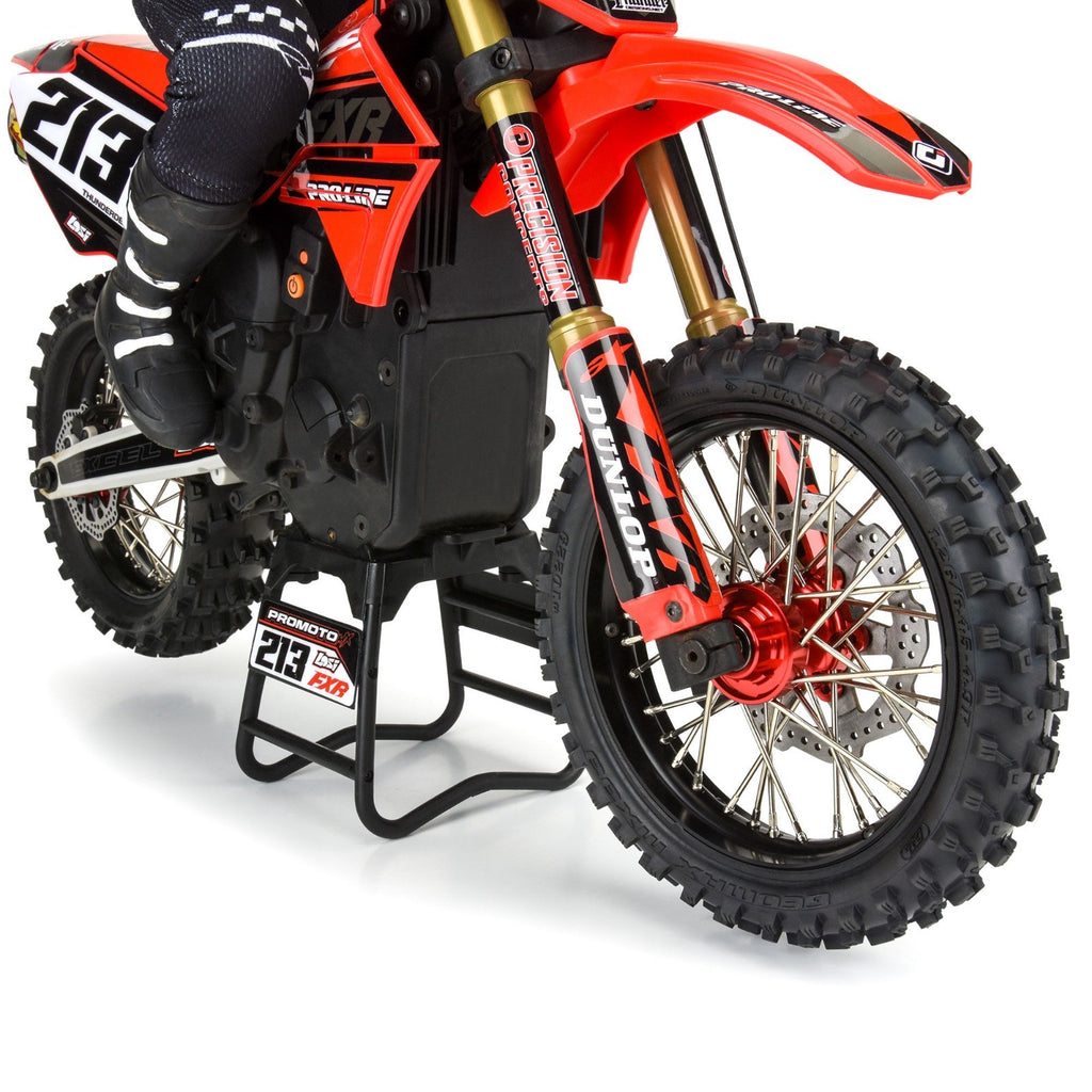 Pro-Line 1/4 Pro-Spec Aluminum V2 Bead Front Wheel Black/Red (1): Promoto-MX