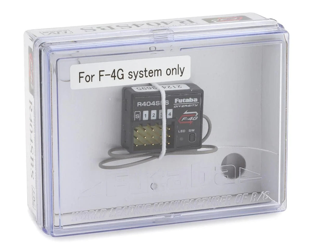 Futaba R404SBS F-4G TFHSS 4-Channel 2.4Ghz Telemetry Receiver SR T-FHSS S.Bus2