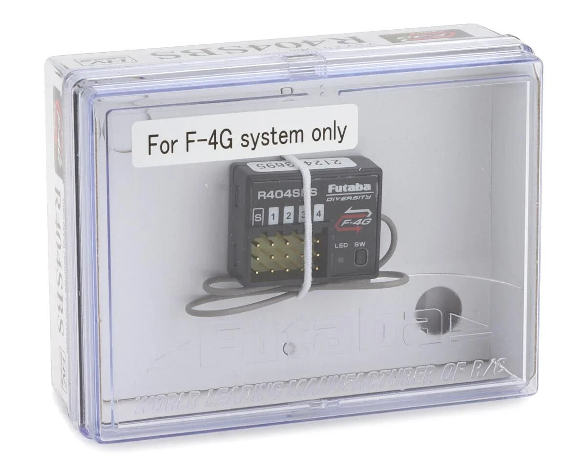 Futaba R404SBS F-4G TFHSS 4-Channel 2.4Ghz Telemetry Receiver SR T-FHSS S.Bus2