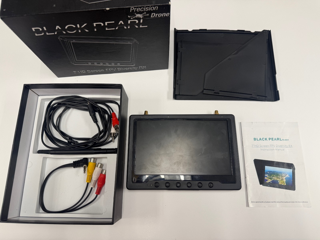 Excellent Black Pearl RC801 FPV RC Remote Control Drone 7" HD Monitor