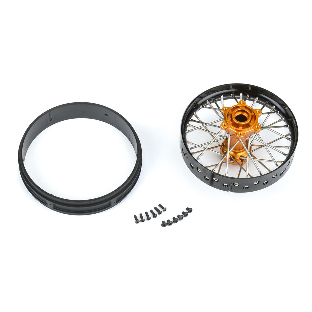 ProLine PRO283700T3 Pro-Spec Aluminum V2 Bead Rear Wheel, Black/Gold: Promoto-MX