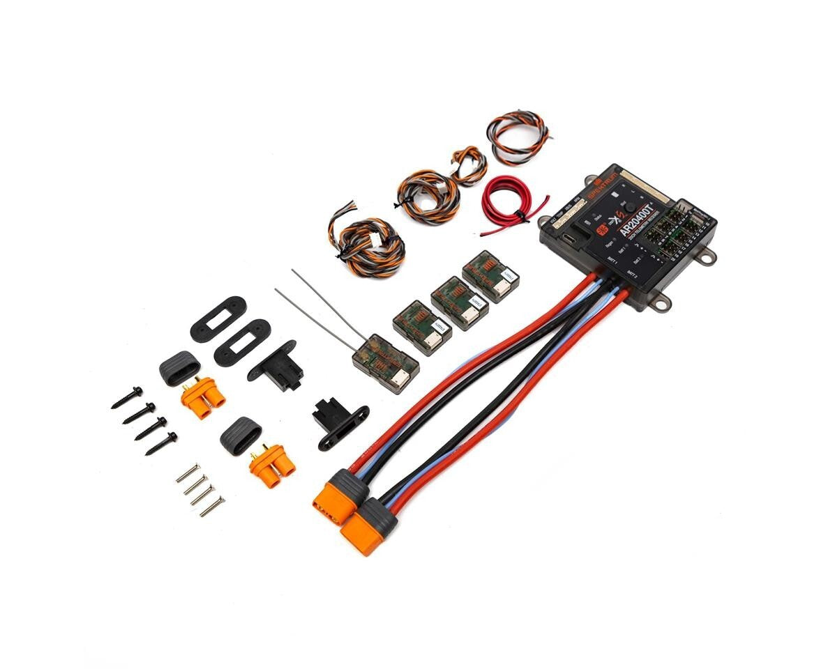 Spektrum RC AR20400T 20-Channel DSMX PowerSafe Telemetry Receiver SPMAR20400T