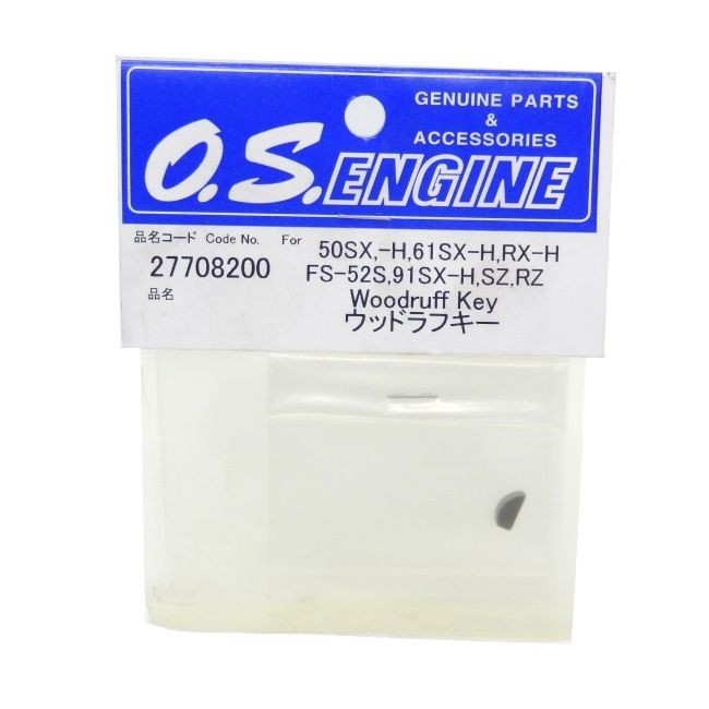 O.S. OS RC Engine Woodruff Key .50 SX SXH .61 SX-H FS48 FS52 .91SX 27708200