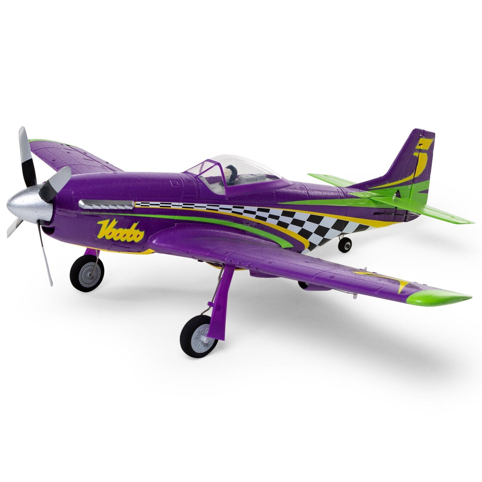 E-flite EFlite UMX P-51 P51 Voodoo BNF Bind in Fly Electric RC Airplane EFLU4350