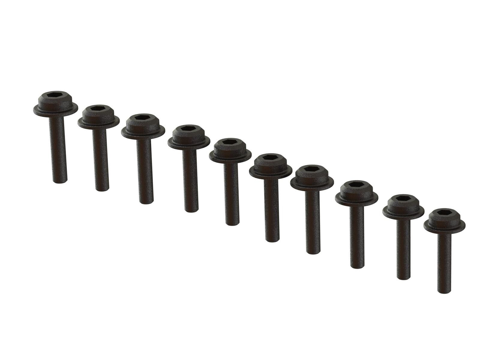 ARRMA Flanged Cap Head Screw M2x12mm 10pcs ARA 702014 Granite Typhon Mojave GROM