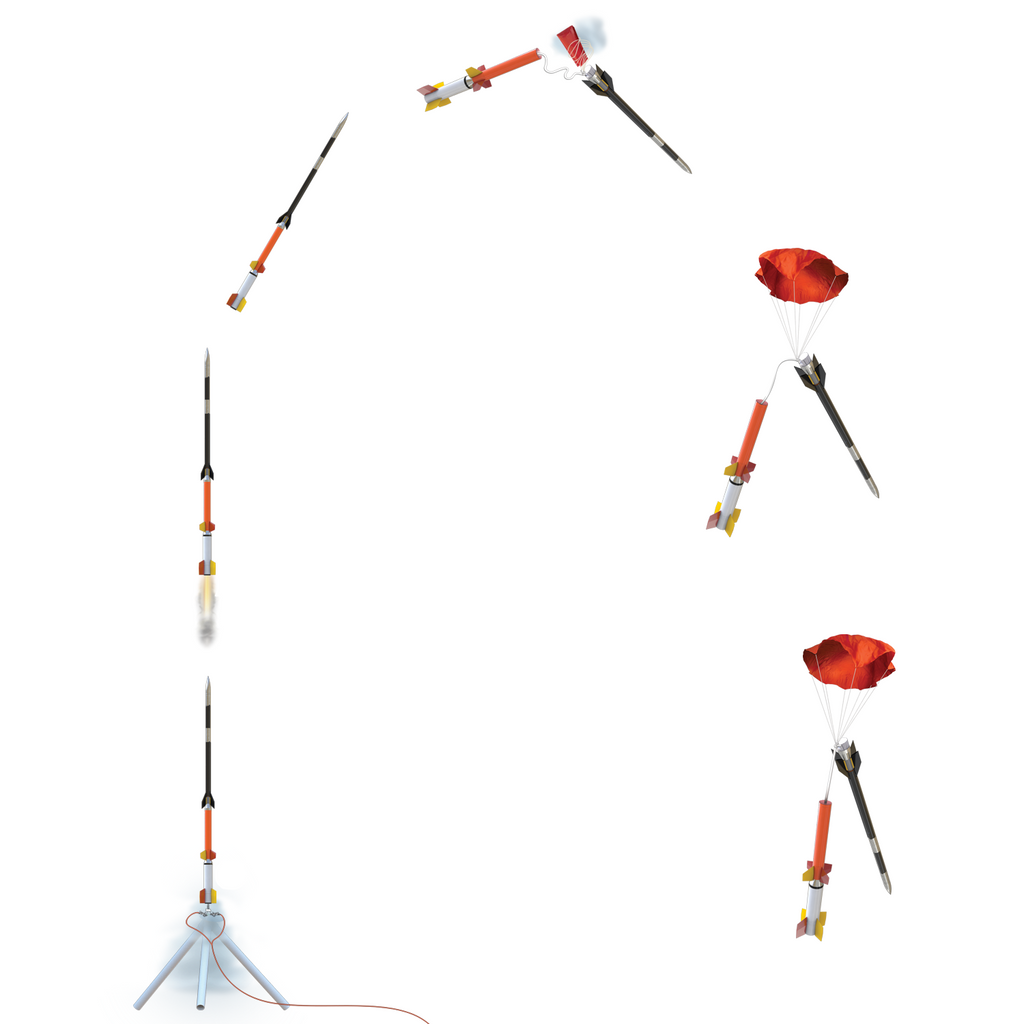 Estes Rockets Black Brant XII Flying Model Rocket Kit Skill Advanced EST9723