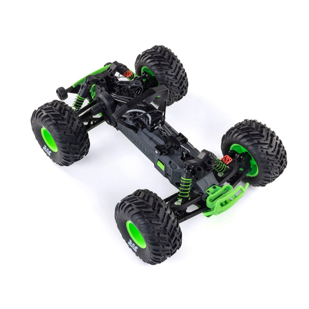 ARRMA 1/10 QUAKE 223S DSC 2WD RTR Brushless Monster Truck, Green ARA3537T2