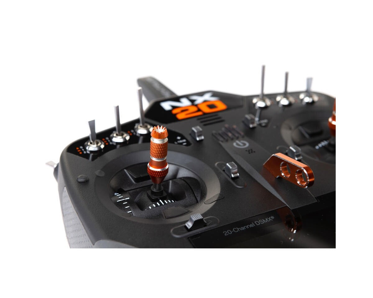 Spektrum RC NX20 2.4GHz DSMX 20-Channel Radio System Transmitter Only SPMR20500