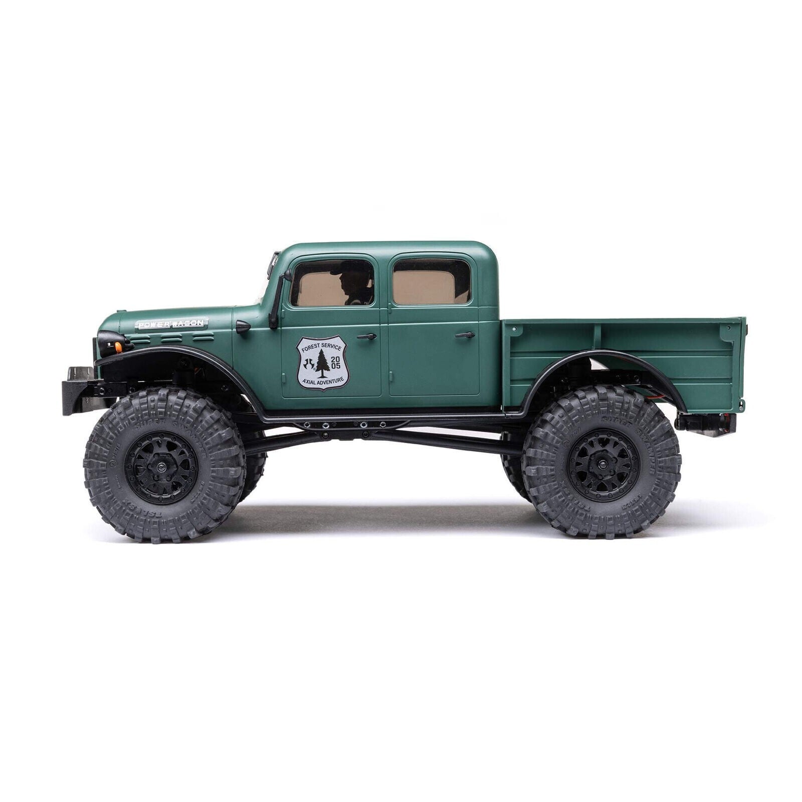 Axial AXI00007T2 1/24 SCX24 Dodge Power Wagon 4WD Rock Crawler Brushed RTR Green