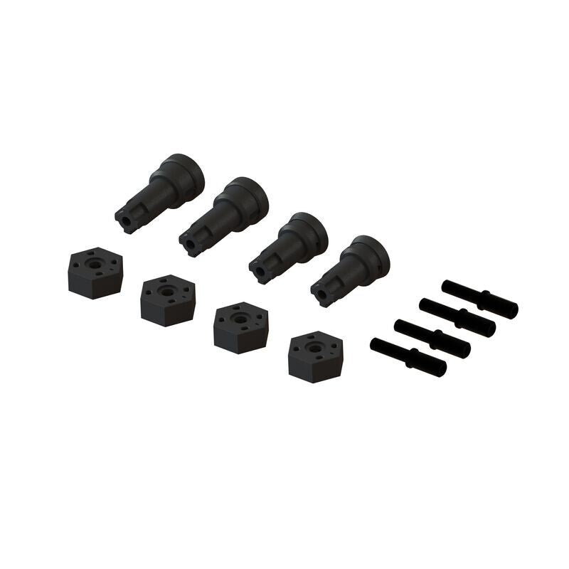 Arrma 311229 Wheel Axle and Hub Set B -For Granite / Typhon / Mojave GROM