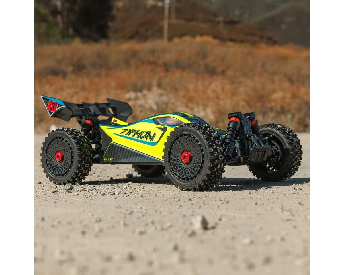 Arrma Typhon 223S 1/8 BLX Brushless RTR 4WD Buggy (Yellow) w/SLT3 2.4GHz Radio