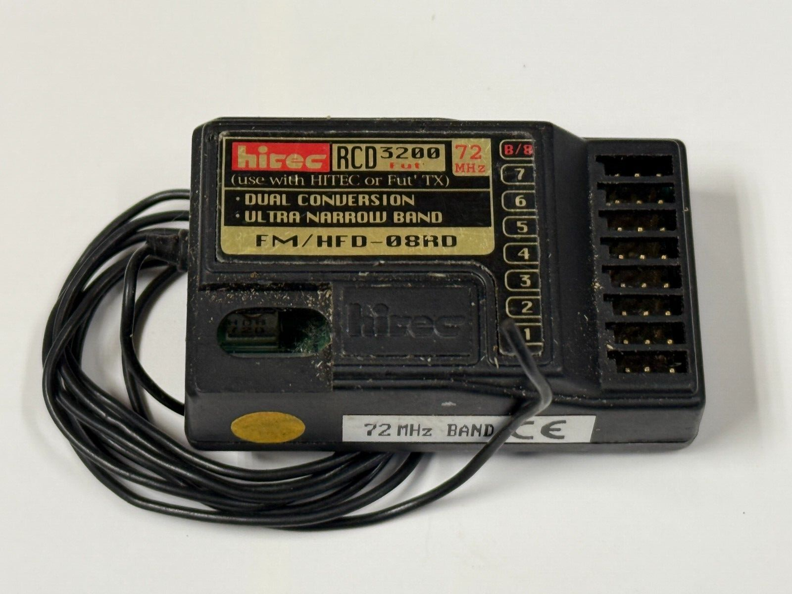 Hitec RCD3200 Negative Shift 72mhz RC Airplane Receiver : Futaba Hitec