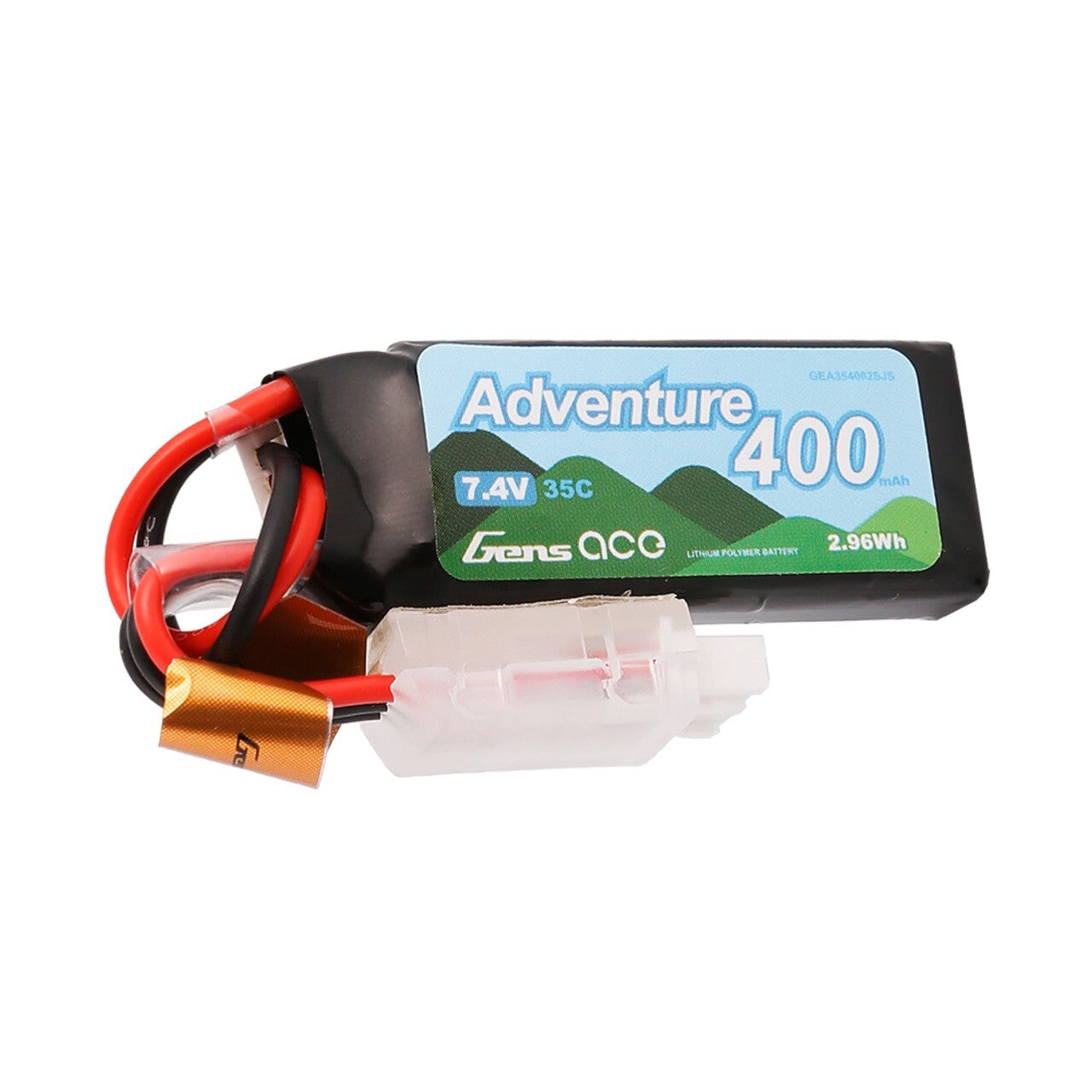 Gens Ace 2s 7.4v 400mah 35c lipo battery For Axial SCX24 1/24 RC Truck Crawler