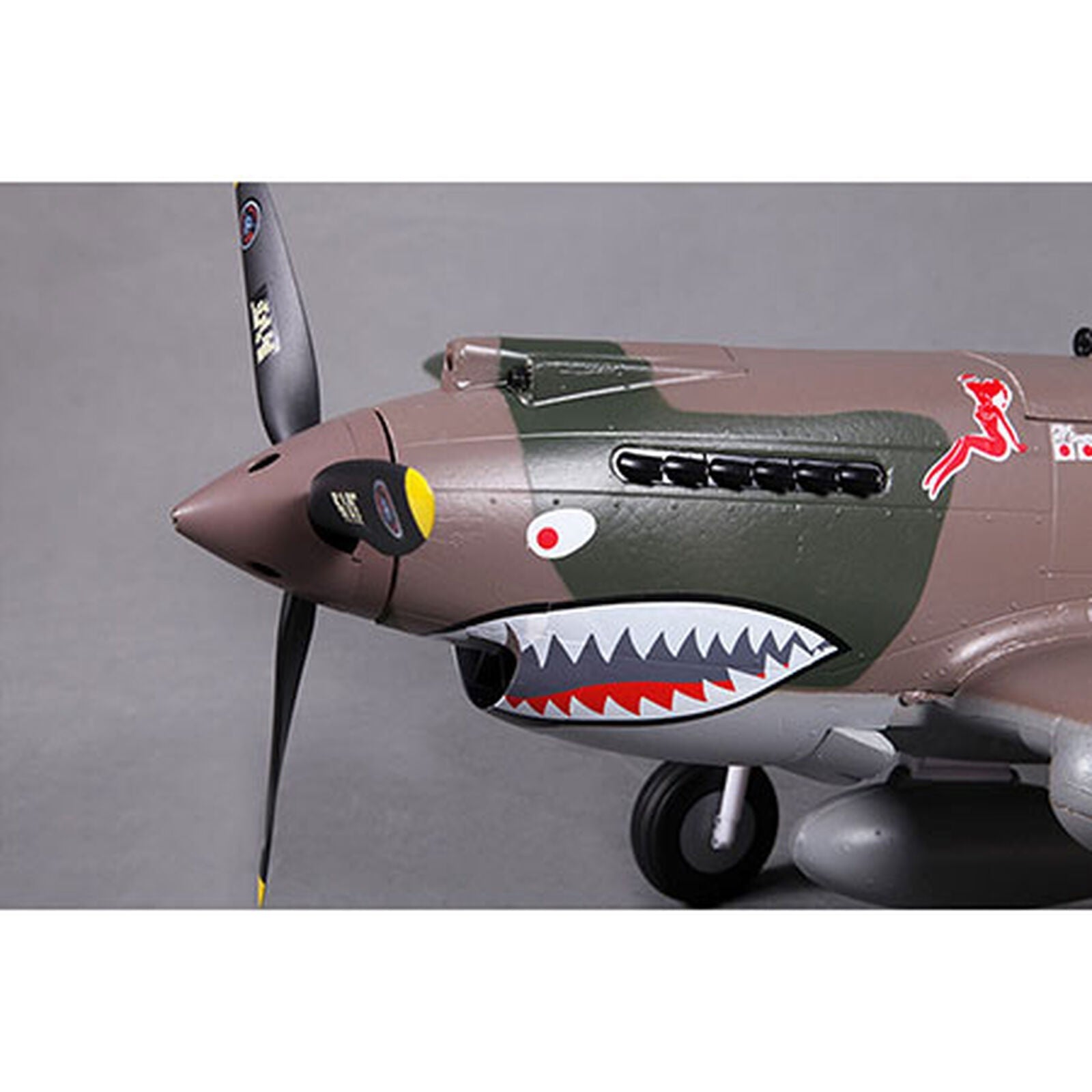New P40 P-40 P-40B Flying Tiger 980mm RC Electric Model Airplane PNP with Reflex