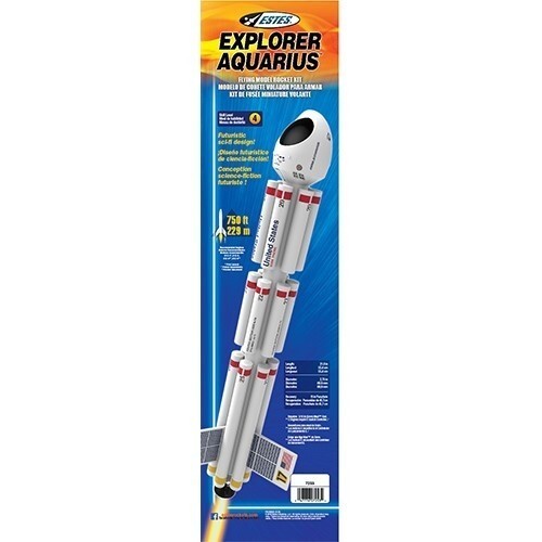 Estes Model Rocket Kit Explorer Aquarius Skill Level Advanced EST7253 7253